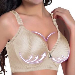 2020 Mulheres Plus Size Sexy Mulheres Fio Livre Bras Mulher Lingerie Brassiere Sem Feminino Femme Underwear Seamless Bra Bra grande Y0925