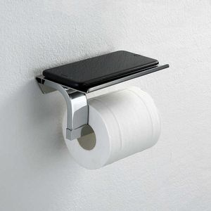 Titular de papel de rolo 304 aço inoxidável toalete Tecido de mão bandeja de mão móvel rack 210709