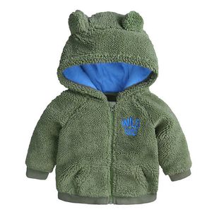 Inverno infantil crianças jaquetas para casaco de menino cashmere hooded quente grosso outwear garotas meninas snowsuit primavera recém-nascido jaqueta de crianças H0909