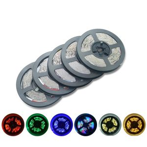 2021 SMD Waterproof 5M 300/600 Leds flexible led strips light DC 12V warm/cool white red/green/blue