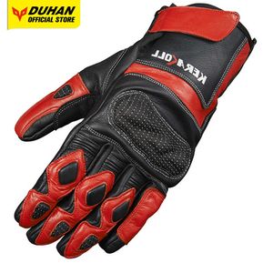 DUHAN Motorcycle Gloves Shockproof Wear Resistant Moto Gloves Breathable Bicycle Accessories Full Finger Motorbike Racing Gloves H1022