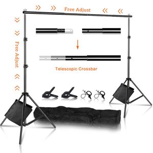 Photo Video Studio Backdrop Background Stand Photography Muslin Backgrounds Picture Canvas Frame Support System With Carry Bag