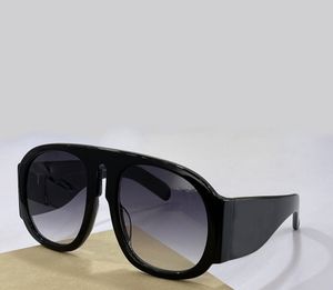 特大のサングラス0152ブラックグレースモークビッグフレームマン女性ファッションサングラスUV400保護アイウェア付き
