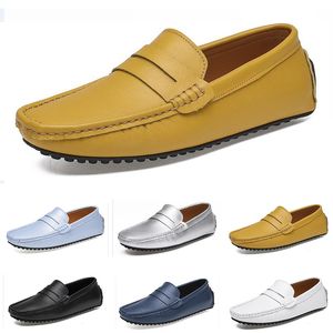 2021 Mężczyźni Casual Shoes Espadrilles Łatwe Trzy Czarny Biały Brązowy Wino Srebrny Czerwony Kasztan Męskie Trampki Outdoor Jogging Walking Kolor 39-46 jedenaście