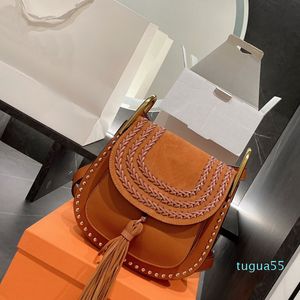 Tasarımcı Crossbody Bags Kadın Omuz Skringed Deri Moda Deriz Renk Harfleri