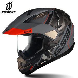 Motosiklet Kaskları GSB Kask Motocross ATV Tam Yüz Moto Çapraz Yokuş Aşağı Yol Erkekler Casco Ece Onaylı