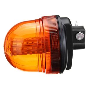 12V / 24V LED Roterande Blinkande Amber Beacon Vattentät Traktor ATV Motorcykel Varning Sidljus