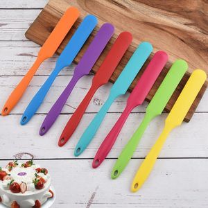 Cake Tools Small Cream Butter Spatula Mixing Batter Scraper Spoon Brush Silicone Baking Cook Tool RH1522