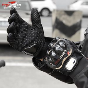 Utomhussport Pro Biker Motorcykelhandskar Full Finger Moto Motorcykel Motocross Protective Gear Guantes Racing Glove286i
