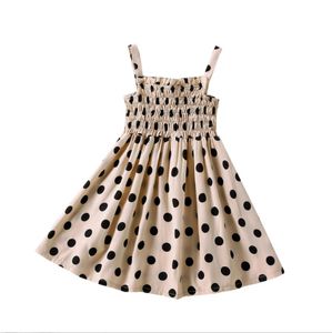 Summer Toddler Baby Girls Dots Sukienka Szyfonowa Księżniczka Tutu Dresses Suspenden Sundress Spódnice