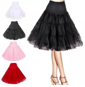 Frauen Kurze Petticoat Tutu Puffy Plus Size Crinoline Rock Vintage Hochzeit Braut Petticoats für Brautkleider Rock- und Ballettröcke