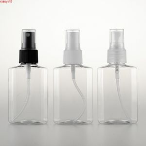 80 ml klare Farbsprühpumpe, Reise-PET-Flasche für Kosmetikverpackungen, leere Plastikflaschen für flüssige Medikamente, 50 Stück/Los, hohe Menge