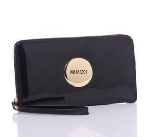 Brand Mimco Wallet Women PU Leather Purse Wallets Large Capacity Makeup Cosmetic Bags Ladies Classic Shopping Evening Bag246a