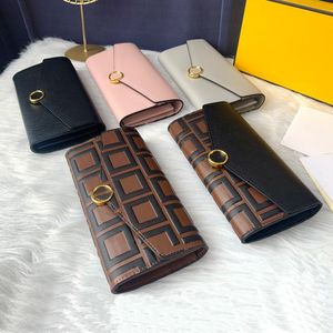 Grossist plånböcker myntväska nyckel plånbok korthållare portfölj läder bokstäver dekoration designer klassisk stil multifunktionell väska