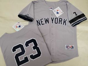 Niestandardowe szycie don Mattingly Baseball Jersey Men Men Youth Kids Jersey XS-6xl