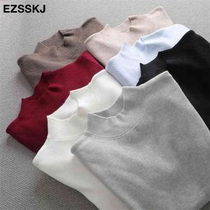 Podstawowy Turtleneck Smukły sweter Pullover Kobiety Jesień Zima Casual Z Długim Rękawem Dla Kobiet Kobiet Chic Bluzy Top 210922