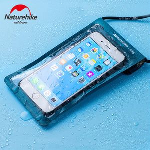 Mobile Phone Cases Pool Accessories Naturehike Mobile Hone Waterproof Bag TPU IPX8 Membrane Swimming Phone Touch Screen Sealed Diving a02