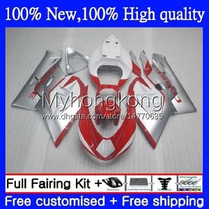 OEM Fairings For MV Agusta F4 R312 750S 1000 R 750 CC S 1000CC 05-06 Bodywork 6No.8 Red silver hot 312R 750R 1000R Cowling 312 1078 S 05 06 MA MV F4 2005 2006 Bodys kit