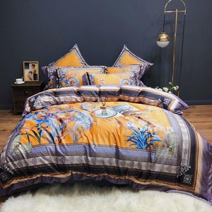 Bedding Sets Nordic Set Winter Thick Warmth American French Velvet Duvet Cover Sheet Chinese Home Pillow Coraline