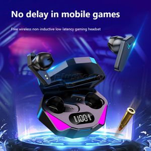 X15 True Wireless Gaming Fones de ouvido Bluetooth-compatível 5.0 TWS fones de ouvido estéreo fones de ouvido com microfone cancelamento de microfone com caixa de varejo