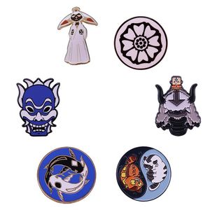 Pins, Brooches Avatar The Last Airbender Badge Tui And La Aang Enamel Pin Cartoon Mashup Brooch