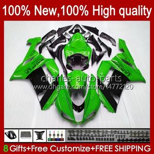 Bodywork for Kawasaki Ninja ZX 636 600 CC ZX600 ZX-636 ZX-600 Motorcycle Body 10no.22 Green Factory ZX 6R 6R 600CC 6 R ZX6R 07 08 ZX-6R ZX600C 2008 2008 ZX636 07-08