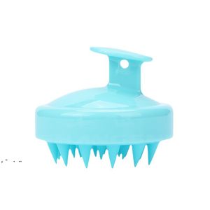 Spazzola per shampoo in silicone Pulizia del cuoio capelluto Massaggio Shampoo da bagno per la casa Pettine Strumenti per parrucchieri Accessori per il bagno LLA10309