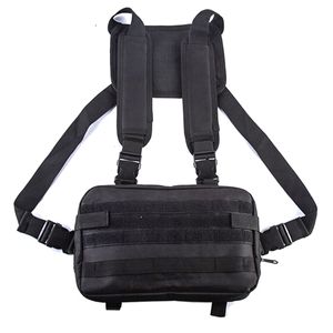 Militära taktiska påsar utomhus armé klättring jakt camping påse molle medicinsk kit axel bröstkaka edc pack mochila y0803