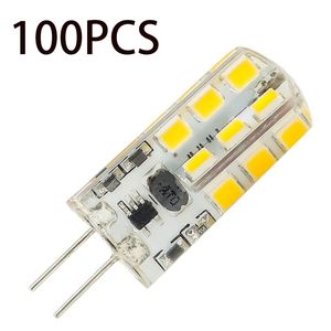 100 sztuk żarówek LED G4 JC Podwójna wtyczka Podstawowa Żarówka W AC DC V AC V W W T3 Wymiana światła halogenowego Lampa krajobrazowa