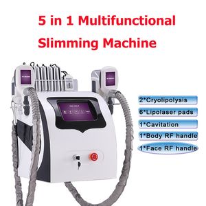 body slimming machine ultrasound cavitation for beauty center 2 handles Cryo &Cavitation fat freezing reduction