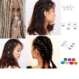 Afrika Pigtail Firkete Saç Klip Takı Joker Isıtıcı DIY Plait Oluk Kafa Headdress