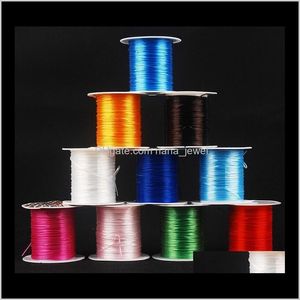Findings & Components Drop Delivery 2021 10M Nylon Elastic Beads Cord Stretchy Thread String For Diy Jewelry Making Beading Wire Ropes - 0017