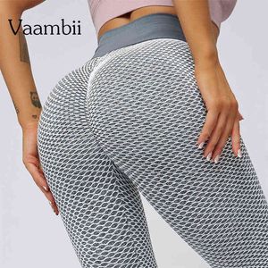 Sport Donna Collant a vita alta Anticellulite Leggings sportivi da donna Pantaloni da yoga grigi da donna per le donne Scrunch Bum Leggings H1221