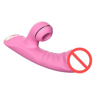 Vuxen Dildo Vibrator Pussy Licking Vibration Massager G Spot Clitoris Stimulator Massage Stick Fake Penis Recharge Magic Wand Vuxen Sex Toy Valentine Gift Zl0099