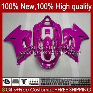 Bodywork OEM For KAWASAKI NINJA ZZR-250 Body 54HC.155 pink glossy ZZR 250 CC 1990 1991 1992 1993 1994 1995 1996 1997 1998 1999 ZZR250 90 91 92 93 94 95 96 97 98 99 Fairing