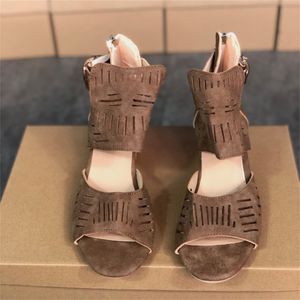 2021 Designer Women Sandal Letnie Wysokie Sandały Obcasowe Czarny Blue Party Slajdy Z Kryształami Plaża Outdoor Casual Buty Duży rozmiar W30