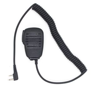 Walkie-talkie curved plug waterproof hand microphone remote rain-proof microphone walkie-talkie hand microphone