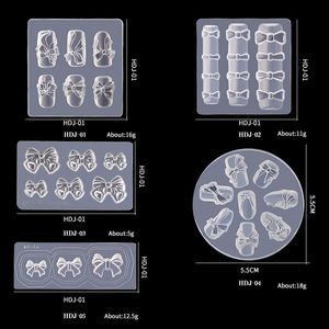 Nail Art Decorations D Filled Silicone Mold Carving Stamping Stencils UV Gel Polish Manicure Mould DIY Tools Crystal Plate Template