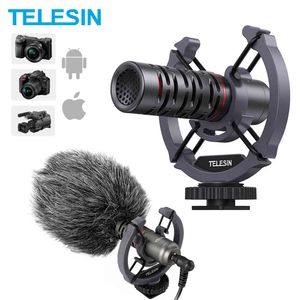 Telesin Clondenser Video On-Camera Sgun Universal Vlogging Microfon Android Canon Sony DSLR Mac Tablet