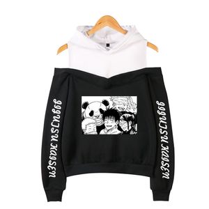 Jujutsu Kaisen Hoodies Hot Anime Sweatshirts Kvinnor Casual Pullovers Höst Vinter Mode Kläder Skriv ut Ny Y0319