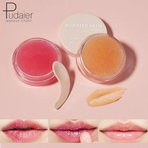 Pudaier Dermabrasion Lippenbalsam Miracle Scrub verblasst Falten, Peeling und feuchtigkeitsspendende Kosmetik, 3 Farben zur Auswahl