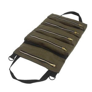 Wholesale tool totes for sale - Group buy Outdoor Bags Roll Up Bag Canvas Storage Pouch Tools Tote Carrier Sling Holder Hardware Tool WHShopping
