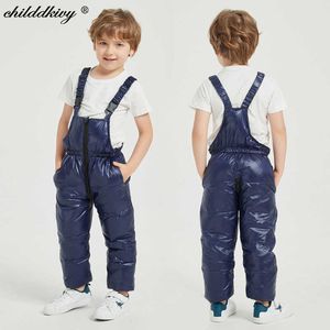 Dziecięcy Kurtka Zimowa Kombinezon Dla Dzieci Dziewczynek Płaszcze Parka Dla Dziewczyn Baby Boys Snowsuit 2szt Baby Winter Set H0909