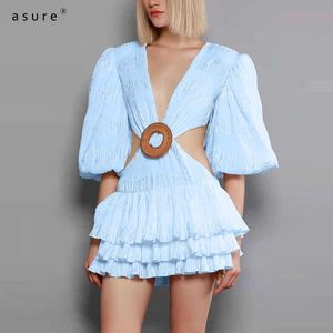 Traf sommarklänning Kvinnor Kläder Kawaii Koreanska Mode Klänningar Casual Sukienka Sexig Designer Toppies 50349 210712