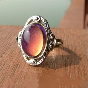 Changing Jewelry Color Temperature Sensitive Ring Creative Gift PZQ