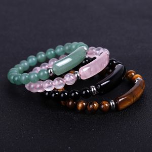 Natuurlijke edelsteen strengen mode handgemaakte kristal kralen armband sieraden voor dames vrouwen heren high end groothandel armband