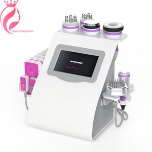 40K bantning Unoisionetion Cavitation Technique Anti Celluliter Vakuum Bio Microcurrent på ansikte Hot Cold Hammer Body Massager