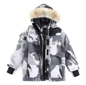 Winter Down Parka Homme Jassen Chaquetas Outerwear Wolf Fur Hooded Fourrure Manteau Wyndham Canada Jacket Coat Hiver Doudoune 960z#