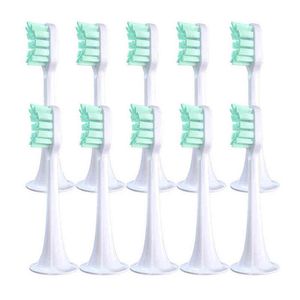 4/10Pcs/Set For Mijia T300/T500 Replacement Brush Heads Electric Toothbrush Heads Protect Soft DuPont Nozzles Bristle 211229