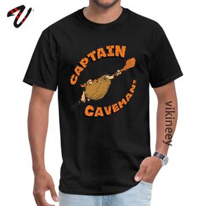 Graficzna Mężczyźni Top -Shirts Crew Neck Krótki Ghana Initing D Kapitan Caveman Koszula Najnowsza normalna hurtowa 210629